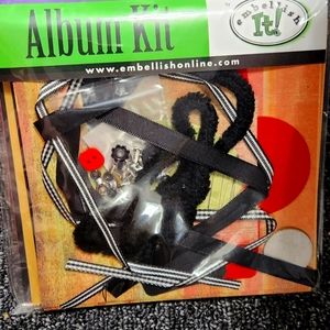 Album kit, embellish your favorite pictures Over 80 pieces sealed new in packagw